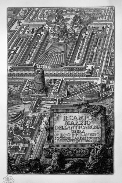Campo Marzio de Giovanni Battista Piranesi